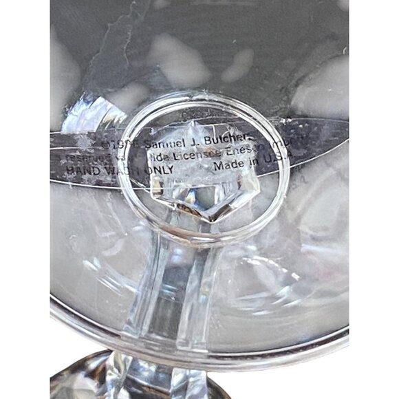 Crystal Wine Glasses by Samuel J. Butcher Enesco - Picture 6 of 11